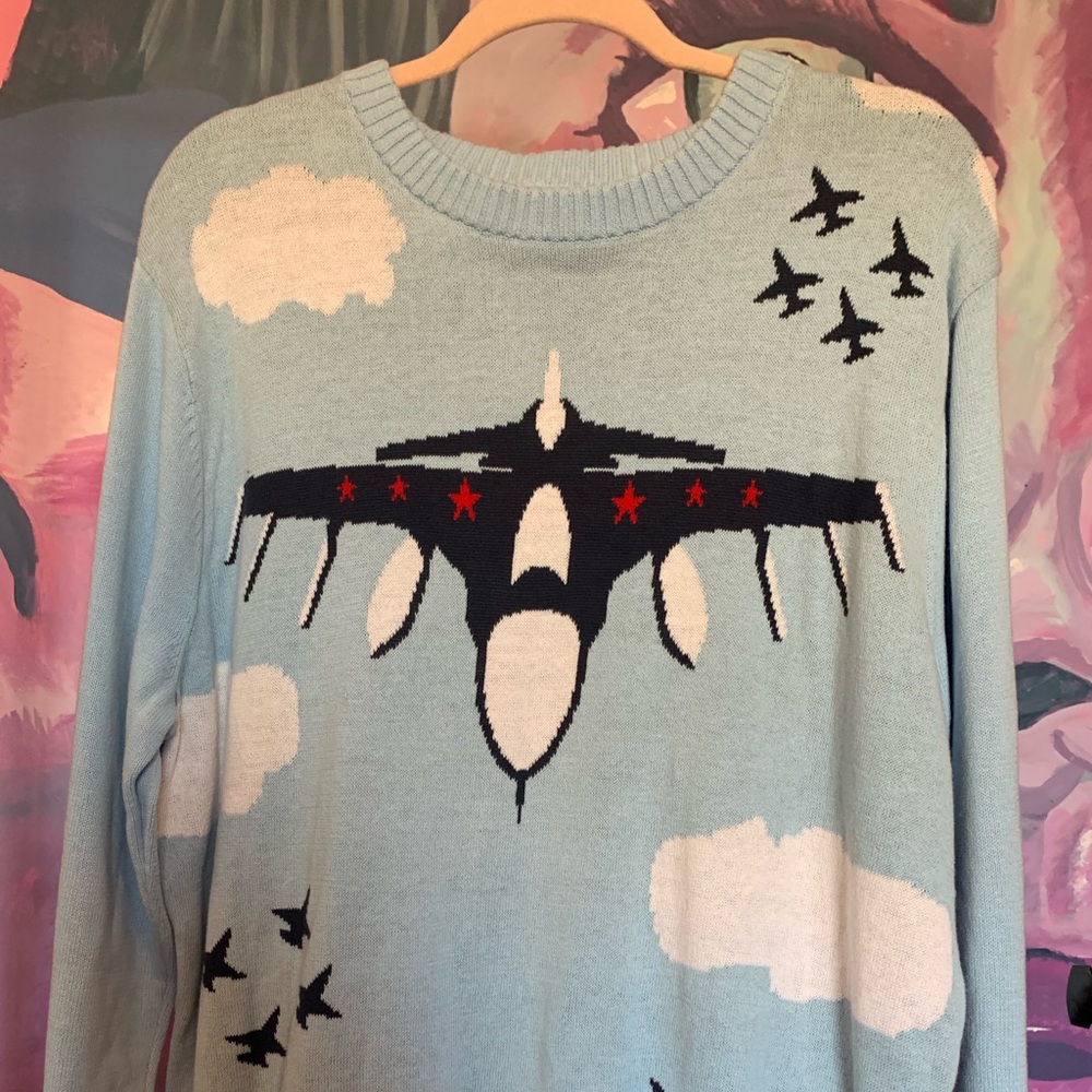 Alex Stevens Airplane Sweater